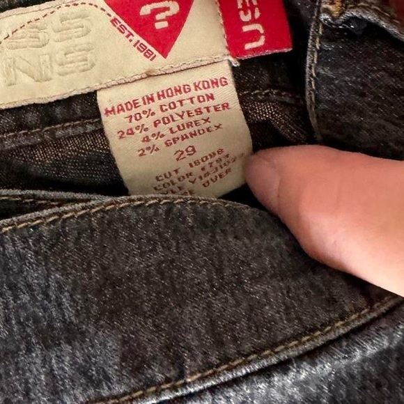 Vintage Guess holographic Y2K jeans - Picture 7 of 7